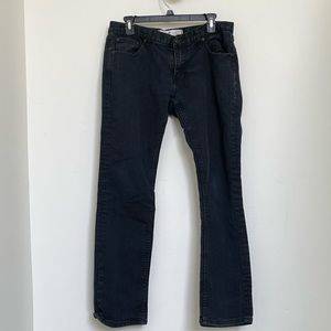 Ambig Straight Black Jeans, Size 32